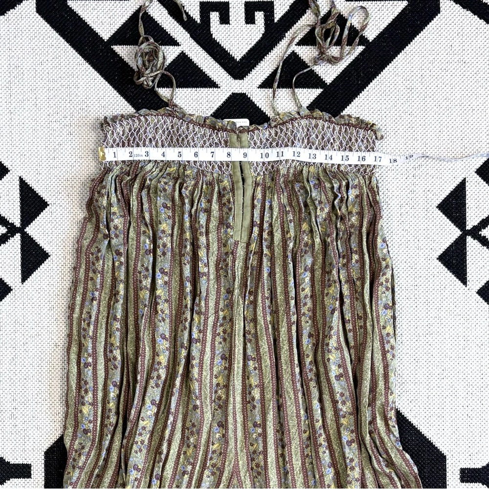 Intimately Free People Rule The World Floral Maxi Jumpsuit in Fern Combo Large - Picture 10 of 16
